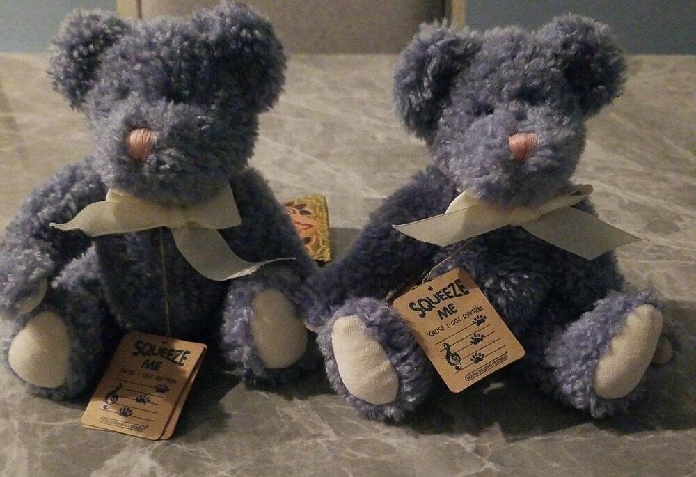 Vintage pair of Boyds Bears Plush Baby Boyds
